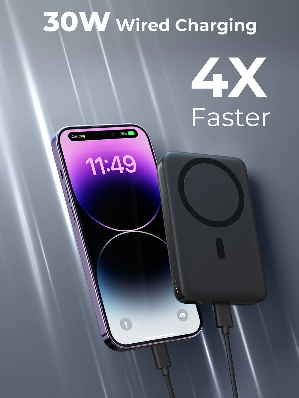AUKEY MAGLINK WIRELESS POWER BANK 10000MAH PB-MS02