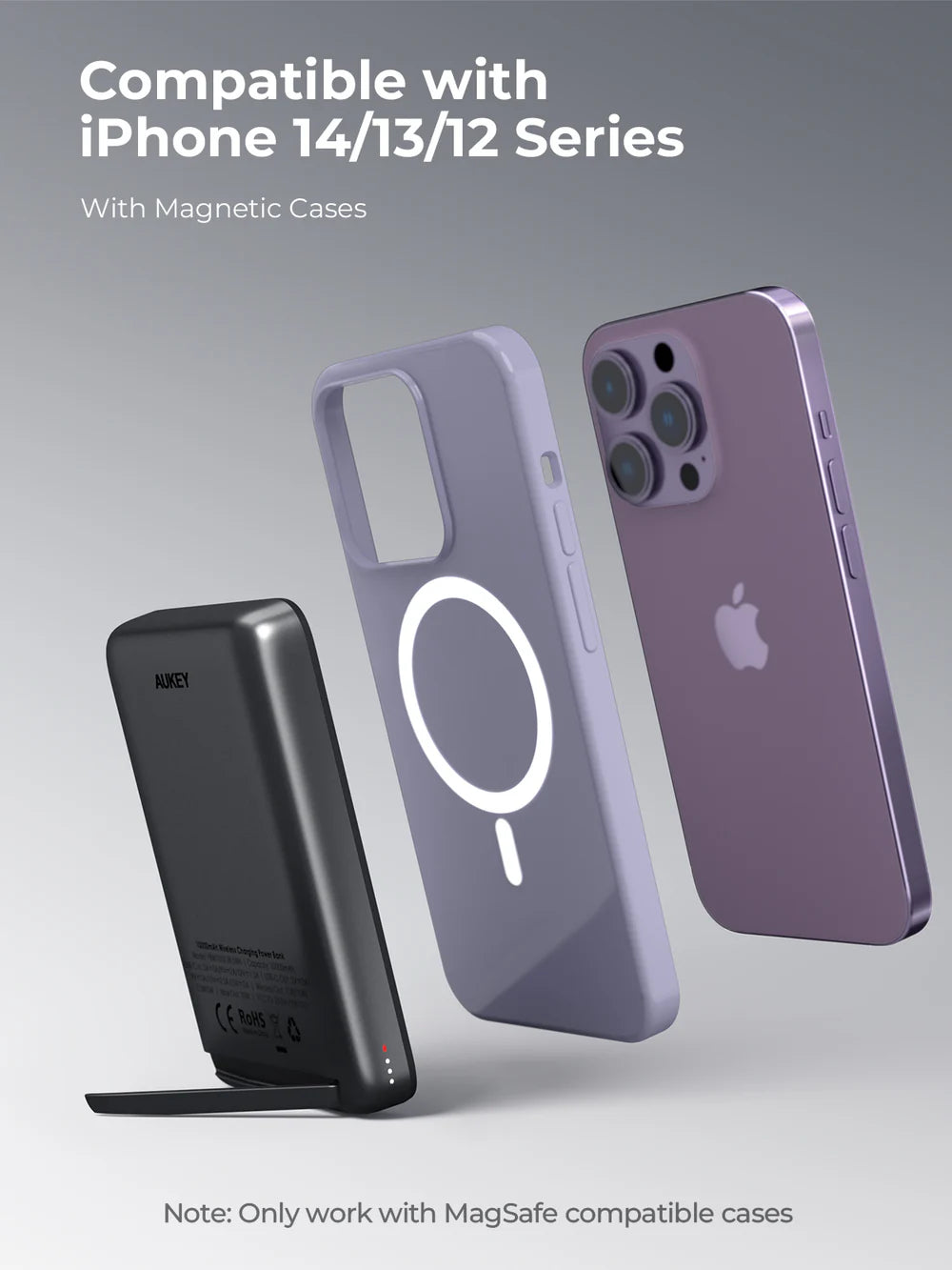 AUKEY MAGLINK WIRELESS POWER BANK 10000MAH PB-MS02