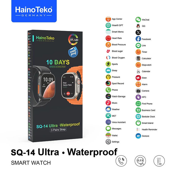 SMART WATCH HAINOTEKO SQ-14 ULTRA