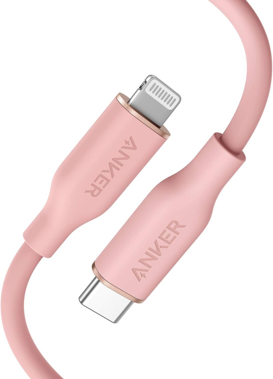 A8662H51 ANKER POWER LINE III USB-C WITH LIGHTNING CONNECTOR 3FT PINK
