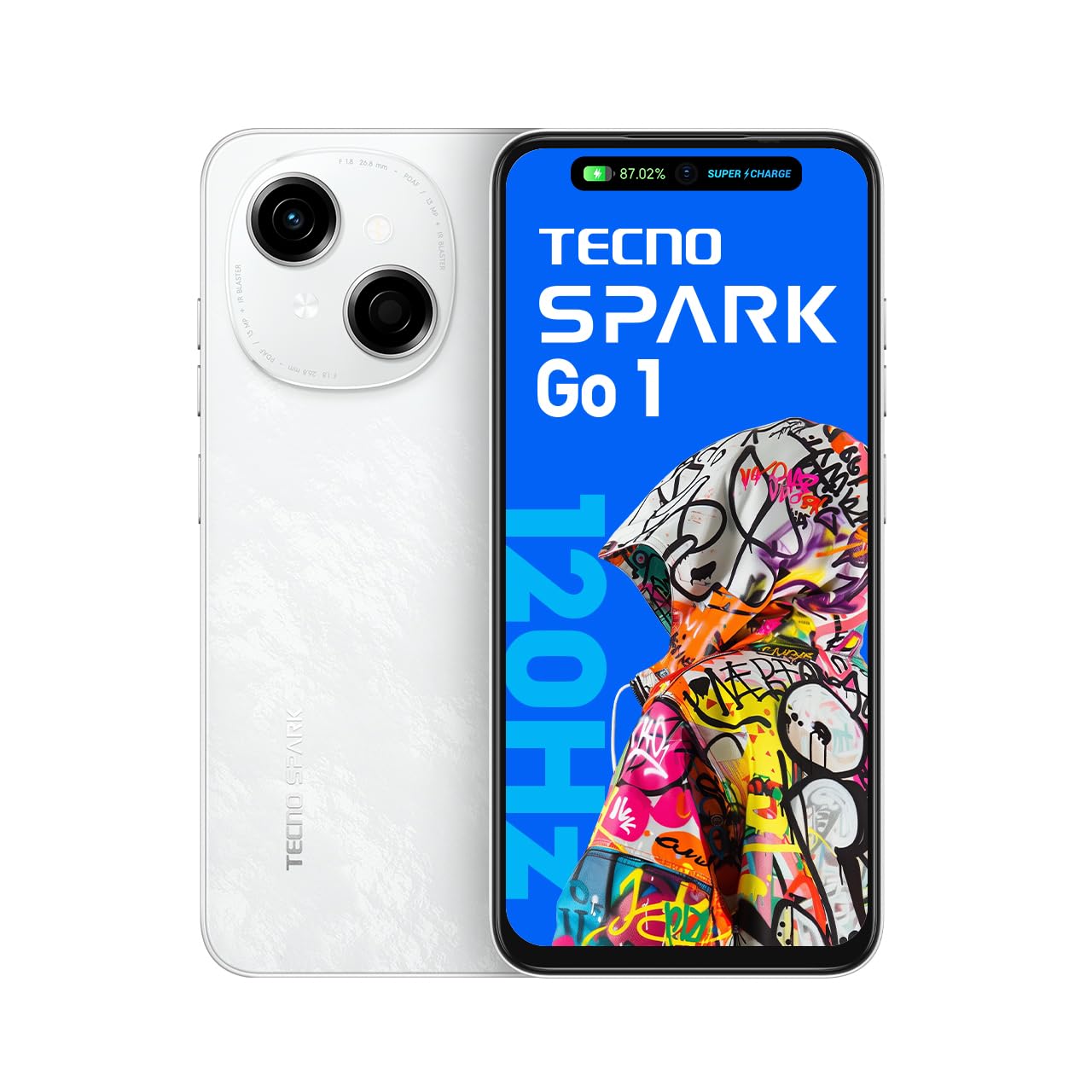 TECHNO KL4 SPARK GO 1 4G 3/64 GB GLITTARY WHITE
