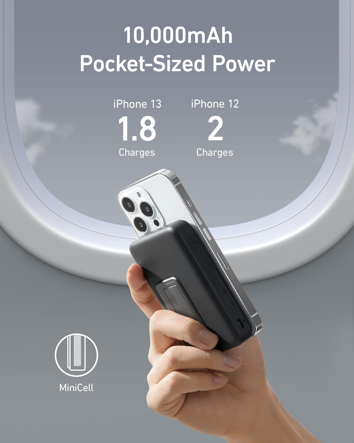 A1641H31 ANKER SNAP CHARGE CHILL 10000MAH WHITE