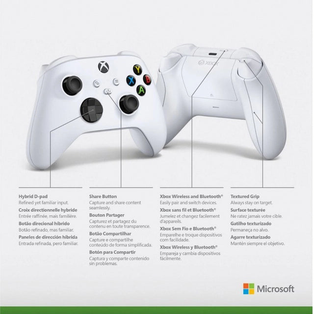 XBOX CONTROLLER ROBOT WHITE