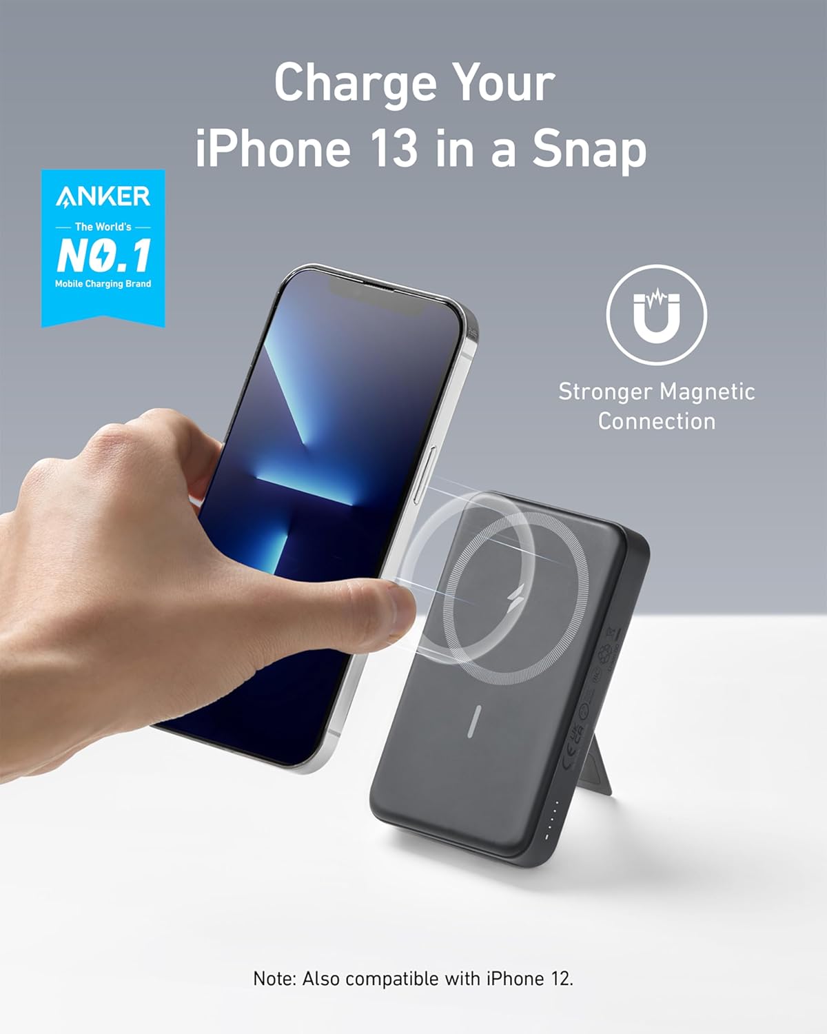 A1641H31 ANKER SNAP CHARGE CHILL 10000MAH WHITE