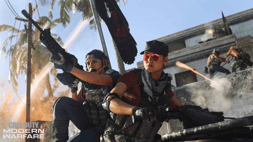 قرص مضغوط للعبة Call of Duty Modern Warfare باللغة العربية لجهاز PS4