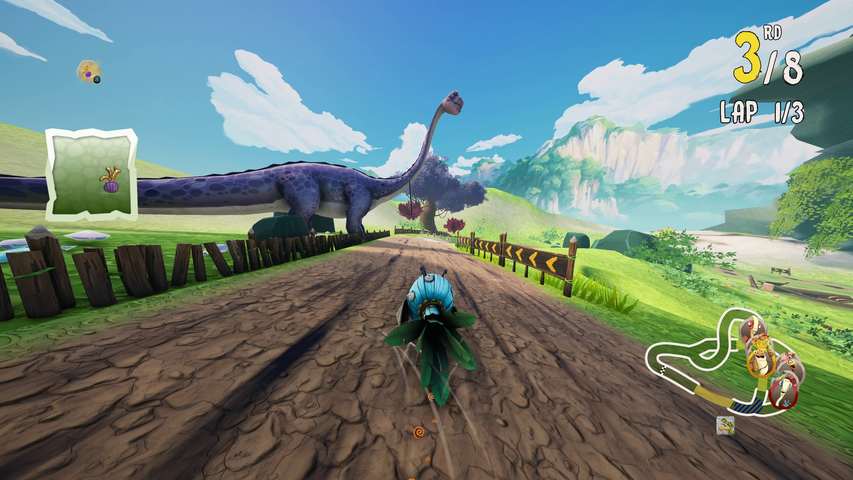 GIGANTOSAURUS DINO KART PS4 CD
