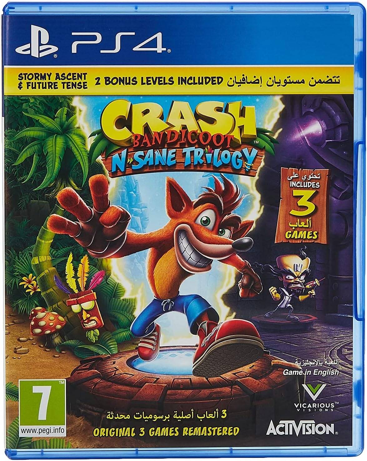 CRASH BANDICOOT N SANE TRILOGY PS4 CD