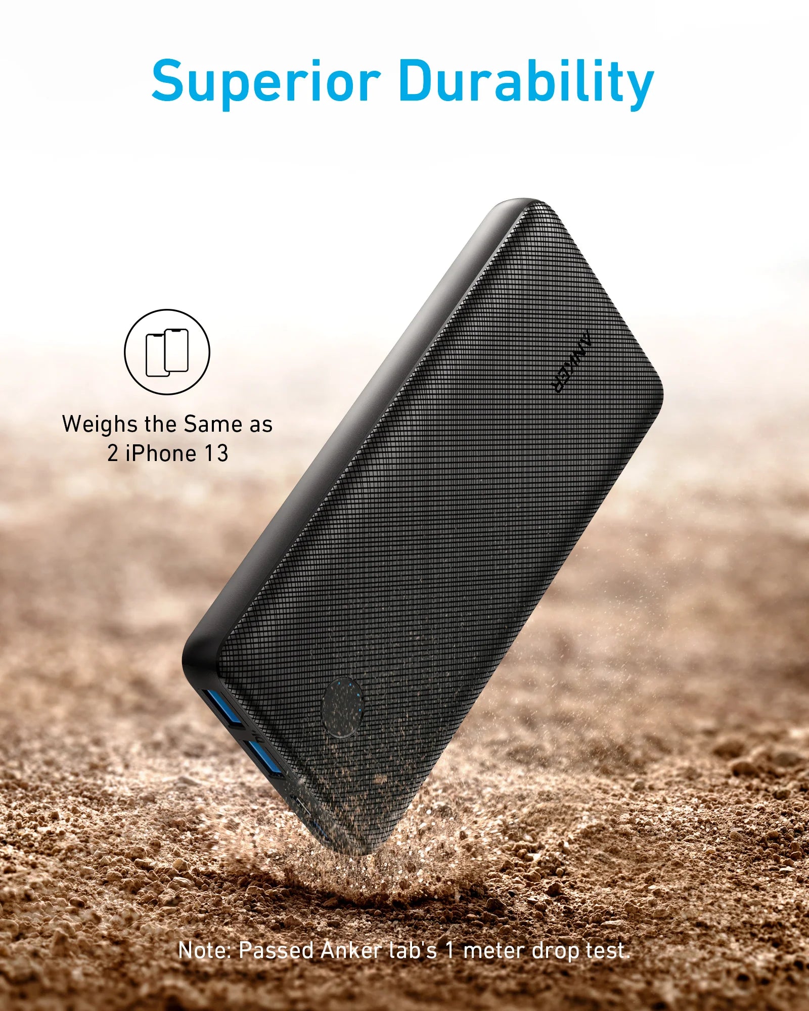 ANKER POWERCORE METRO ESSENTIAL 20000 POWERBANK- BLACK