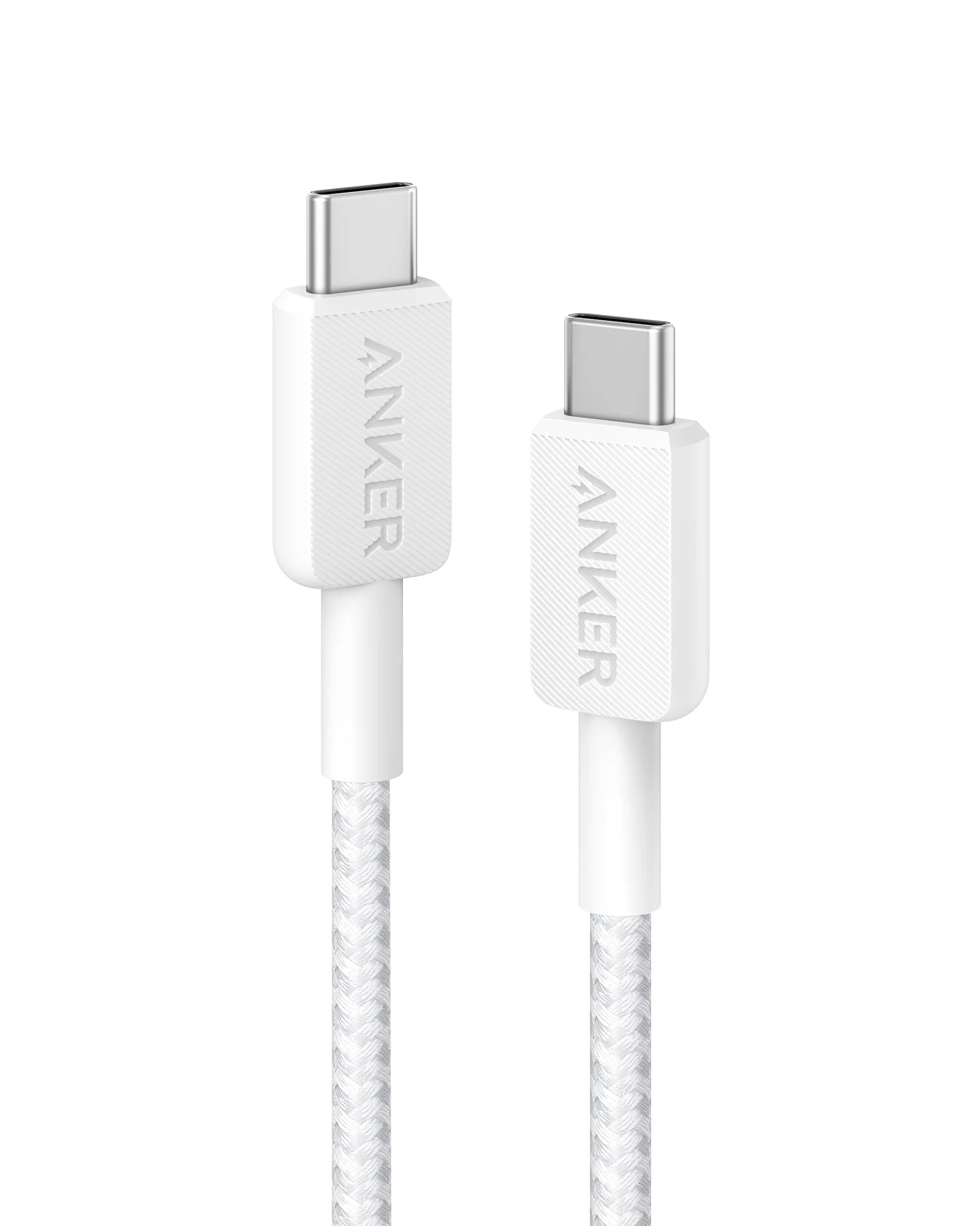 ANKER A81F5H21 322 USB-C TO USB -C CABLE (3FT) WHITE