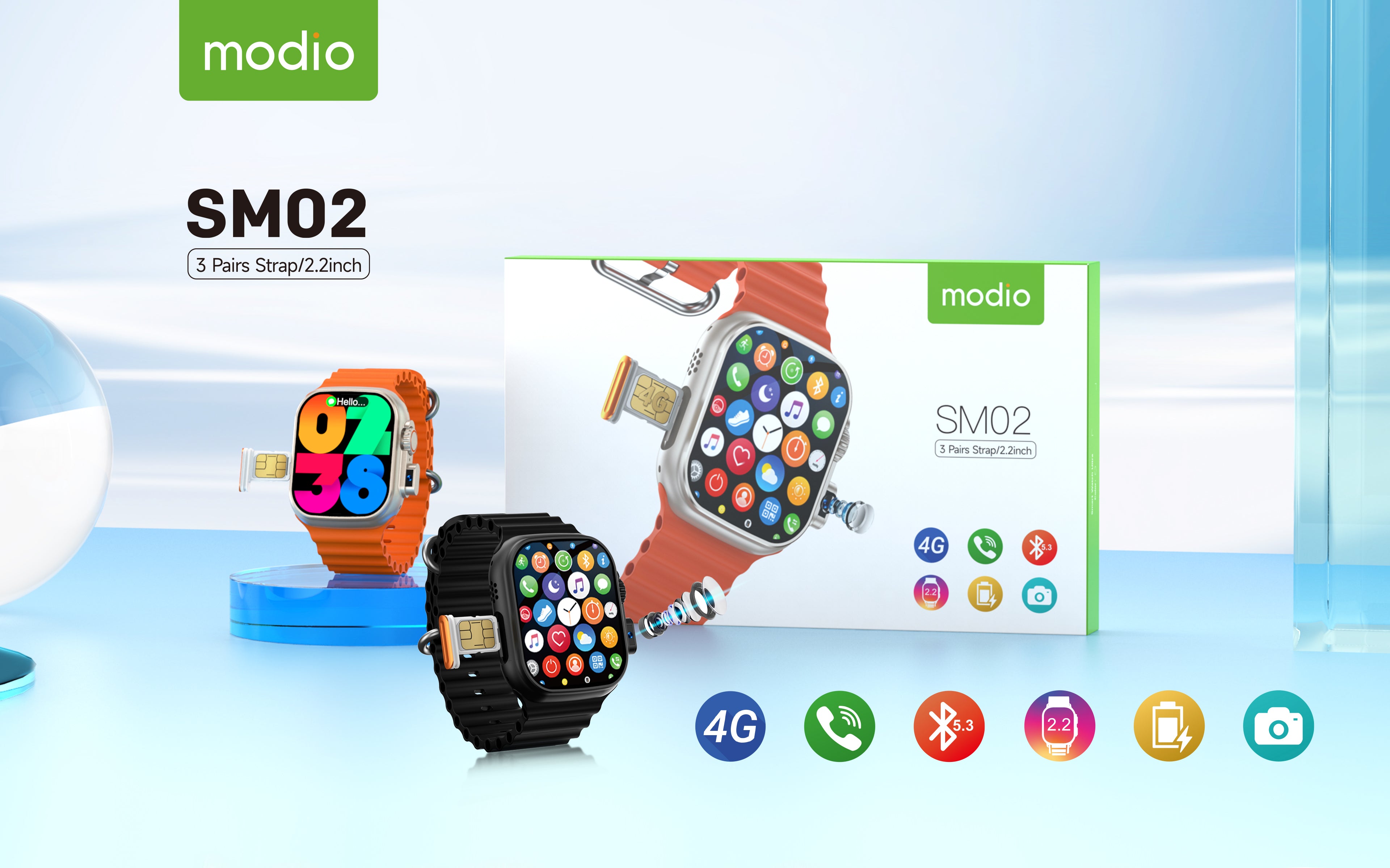 SMART WATCH MODIO SM02