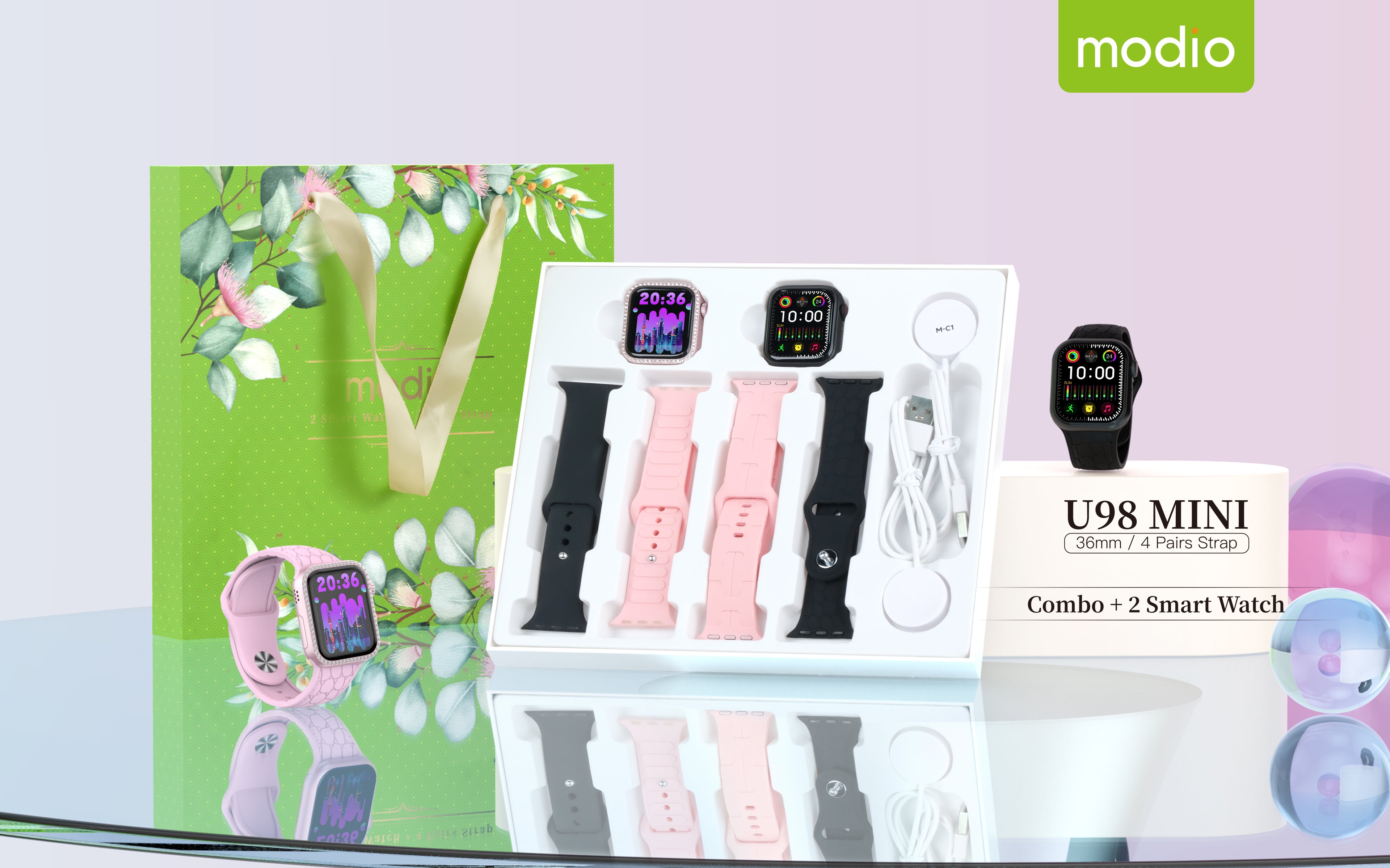 MODIO U98 MINI SMART WATCH