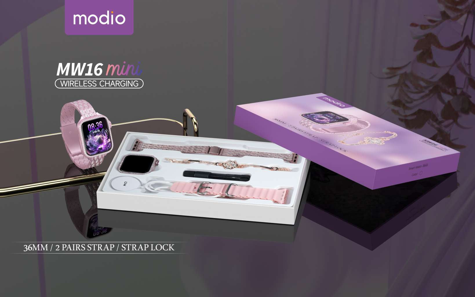 MODIO MW16 MINI SMART WATCH