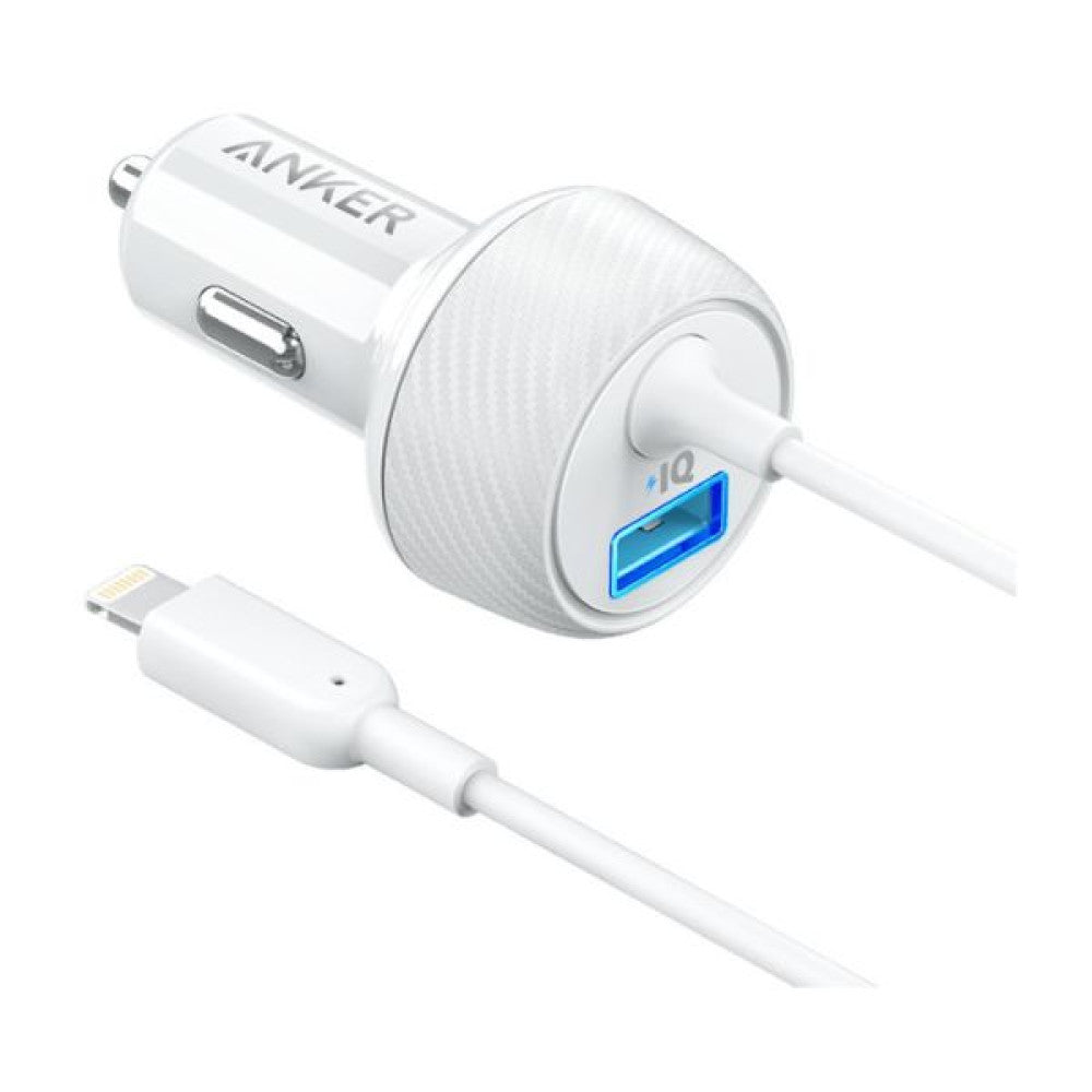 A2214H21 ANKER POWER DRIVE 2 ELITE WITH LIGHTNING CONNECTOR WHITE