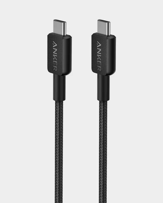 ANKER A81F5H11 322 USB-C TO USB -C CABLE (3FT) BLACK