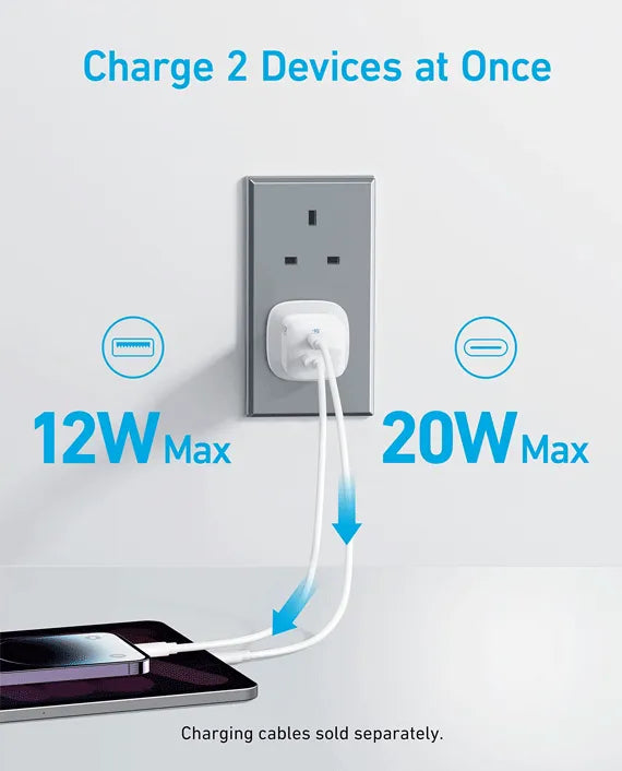 A2331K21 ANKER 323 CHARGER (33W) WHITE