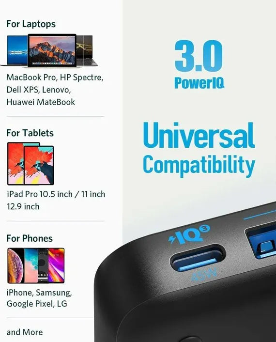 A2045K31 ANKER POWERPORT ATOM III SLIM -4 PORTS BLUE