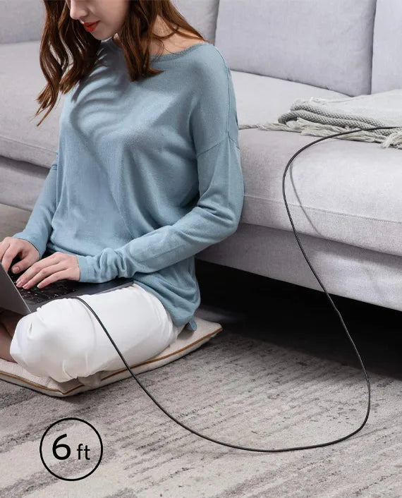 ANKER A8856H21 POWER LINE III USB-C 100W 2.0 CBL 6FT WHT