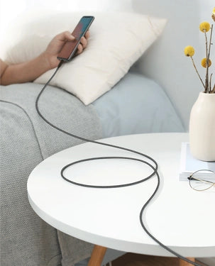 ANKER A8032H11 POWER LINE SELECT + USB-C TO USB-C CABLE 3FT BLACK