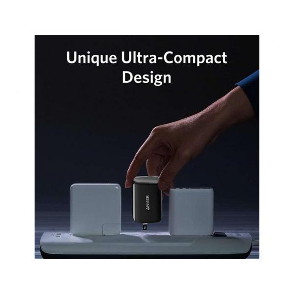 A2712H11 ANKER POWER PORT III 65W POD USB-C CHARGER BLACK