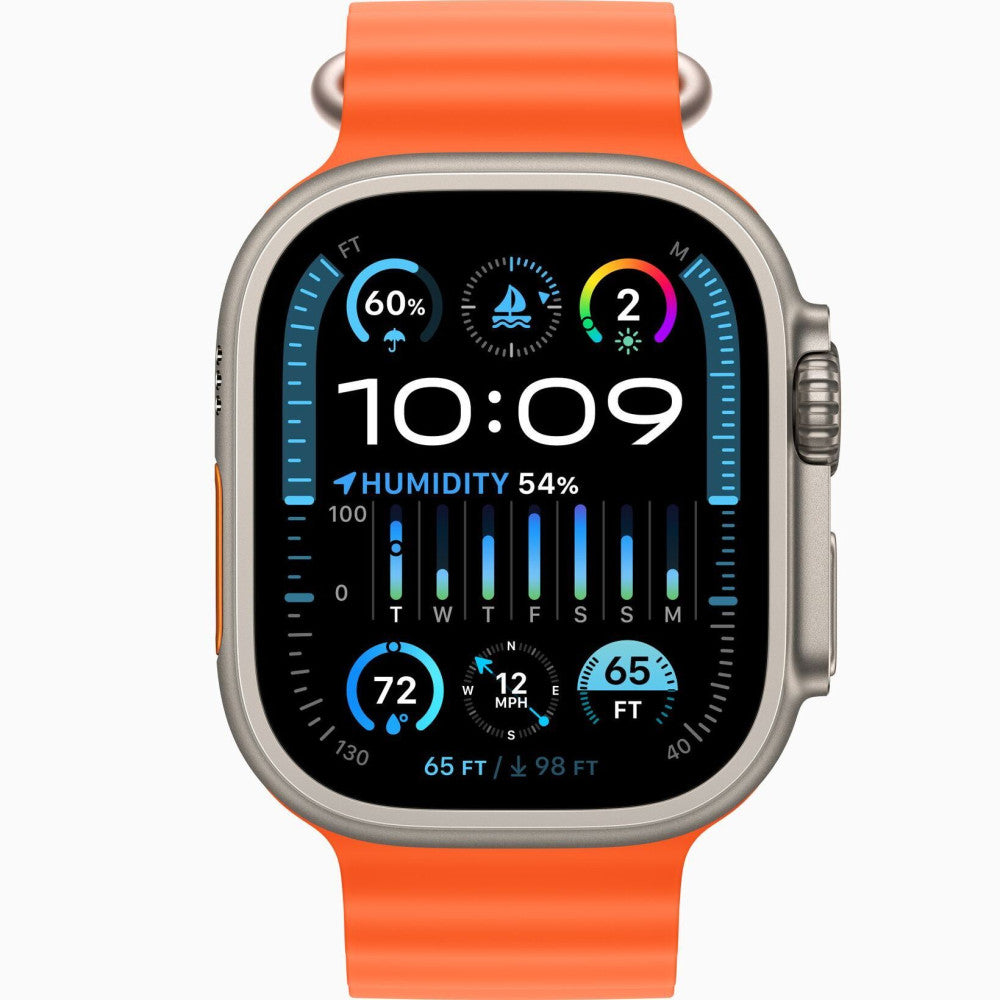 APPLE WATCH ULTRA 2 49MM TITANIUM CASE ORANGE OCEAN MREH3E/A
