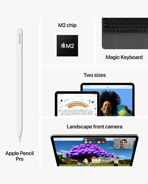 APPLE IPAD AIR 11 INCH M2 CHIP WIFI 256GB STARLIGHT