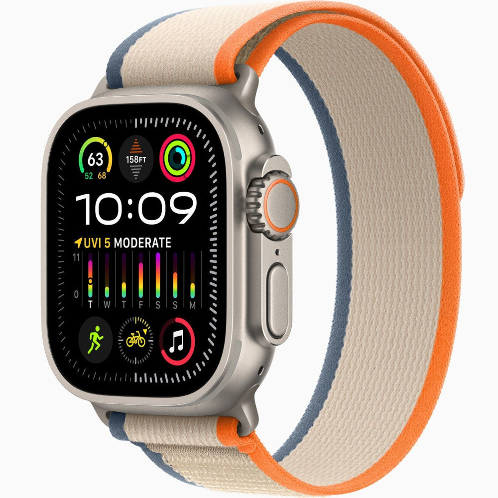 APPLE WATCH ULTRA 2 49MM TITANIUM ORANGE/BEIGE S/M