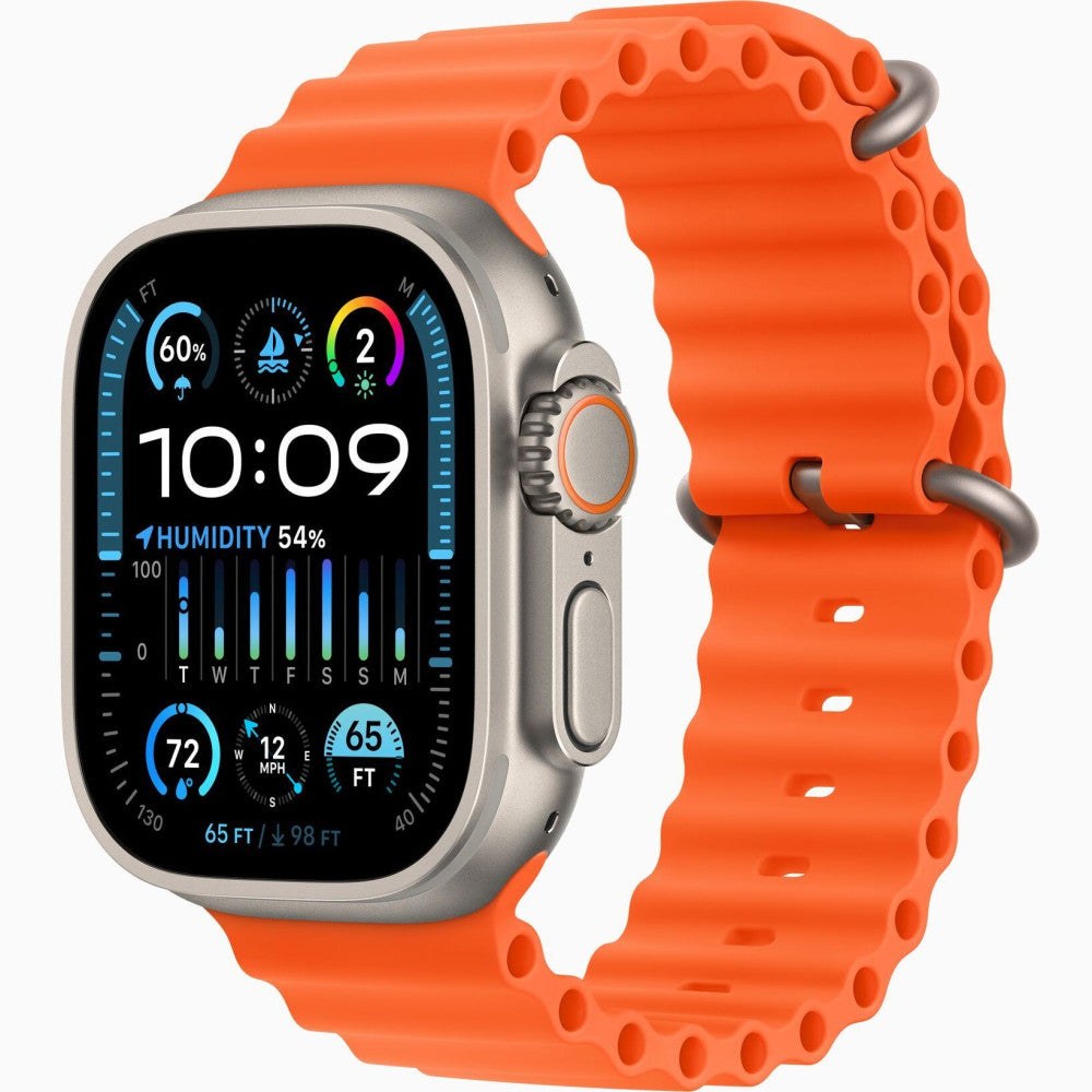APPLE WATCH ULTRA 2 49MM TITANIUM CASE ORANGE OCEAN MREH3E/A
