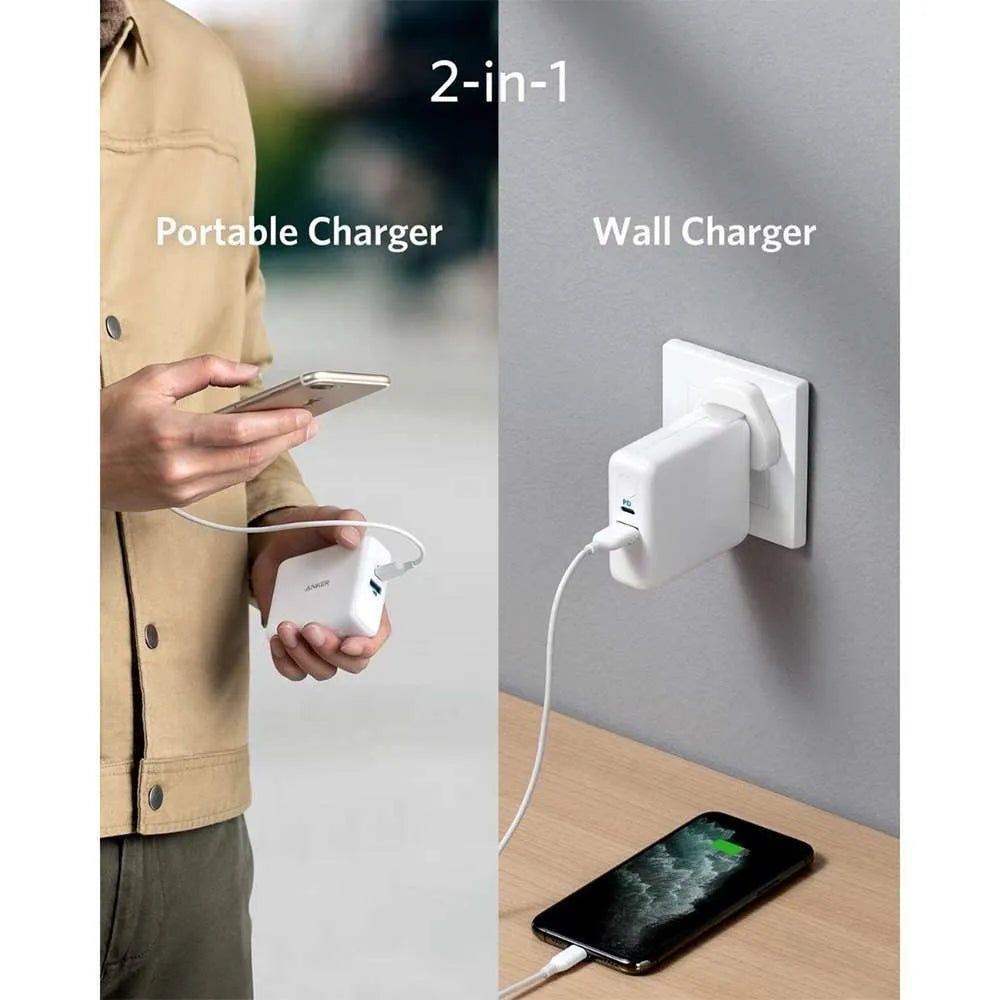 A1624H22 ANKER POWERCORE III FUSION 5K WALL CHARGERWHITE