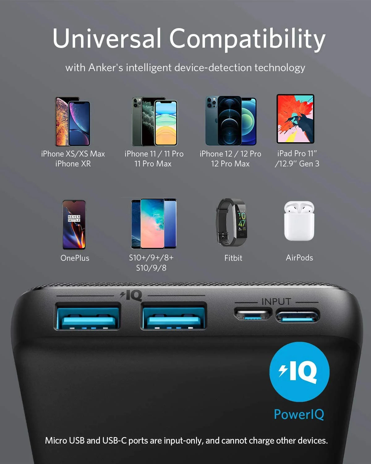 ANKER POWERCORE METRO ESSENTIAL 20000 POWERBANK- BLACK