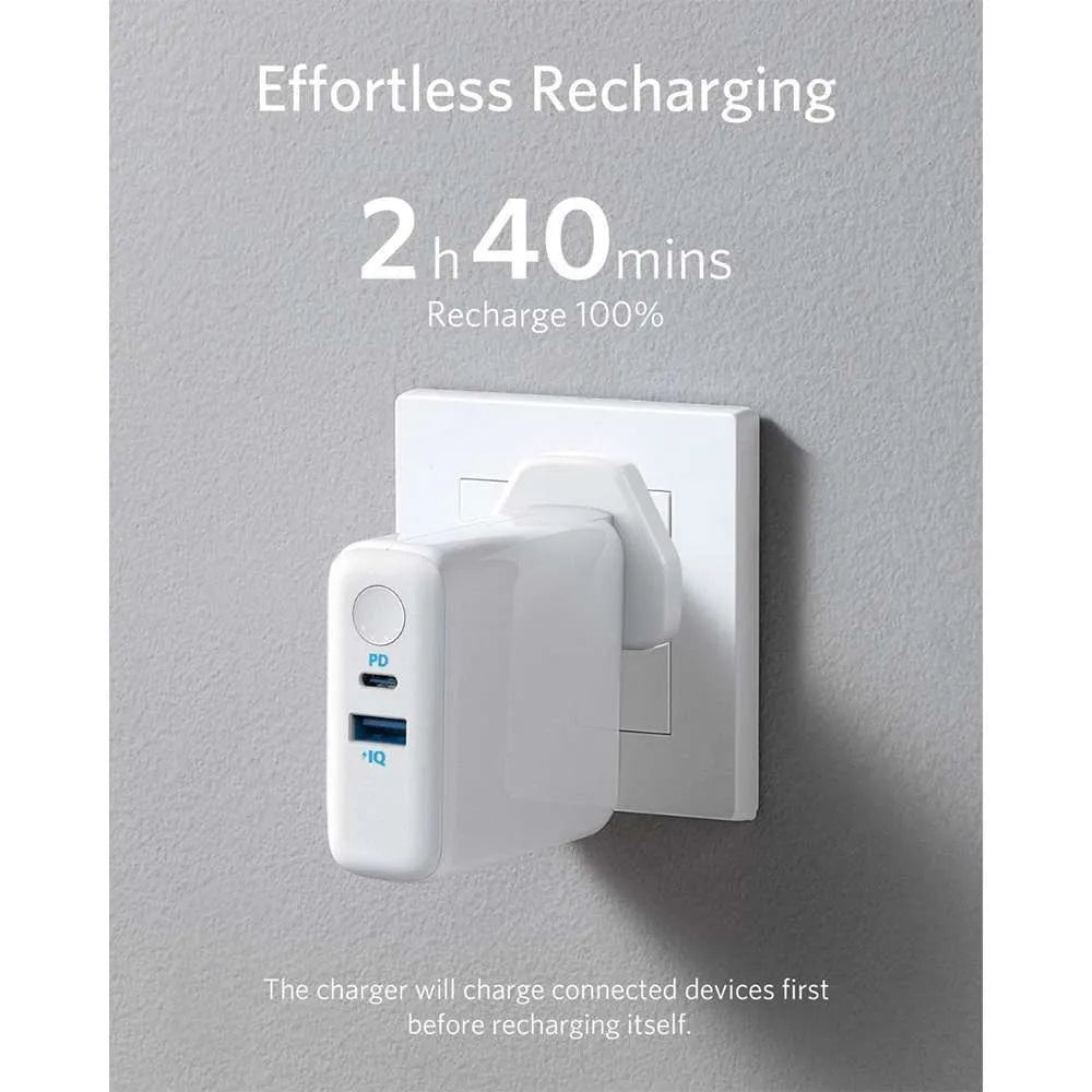 A1624H22 ANKER POWERCORE III FUSION 5K WALL CHARGERWHITE