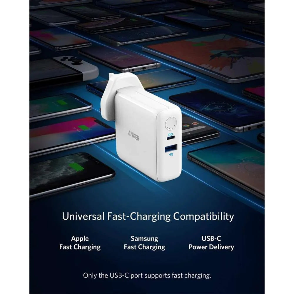 A1624H22 ANKER POWERCORE III FUSION 5K WALL CHARGERWHITE