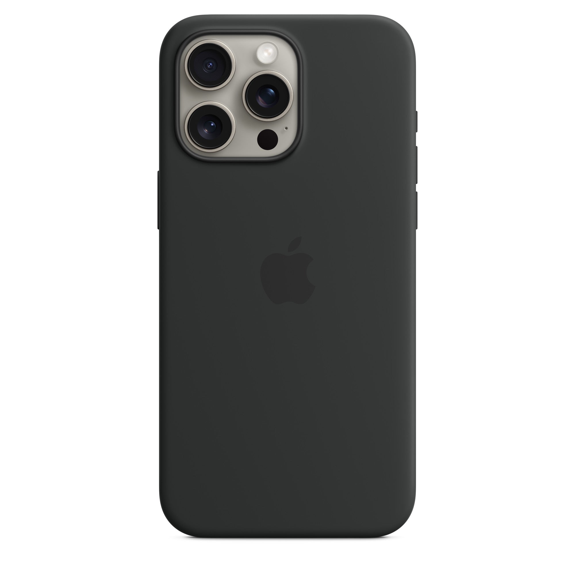 IPHONE 15 PROMAX SILICONE CASE BLACK MT1M3ZM/A