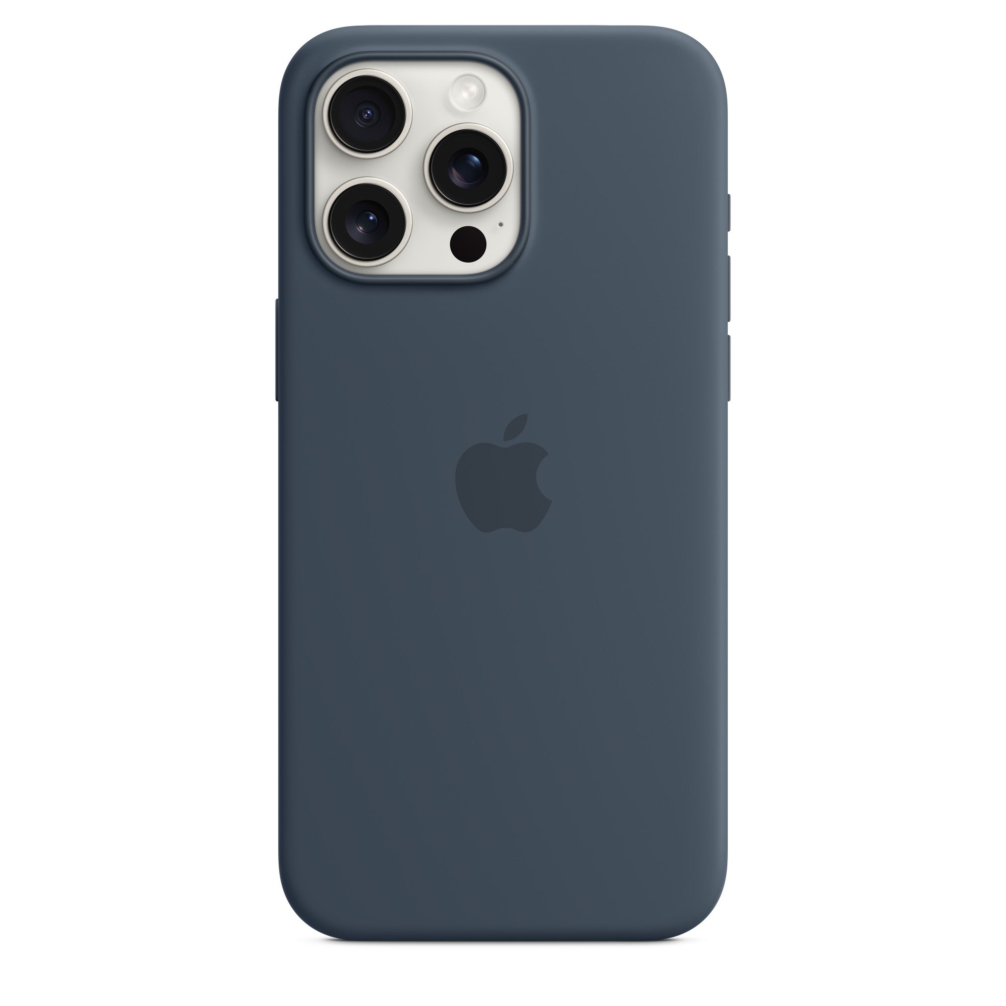 IPHONE 15 PROMAX SILICON CASE WITH MAGSAFE STORM BLUE MT1P3ZM/A