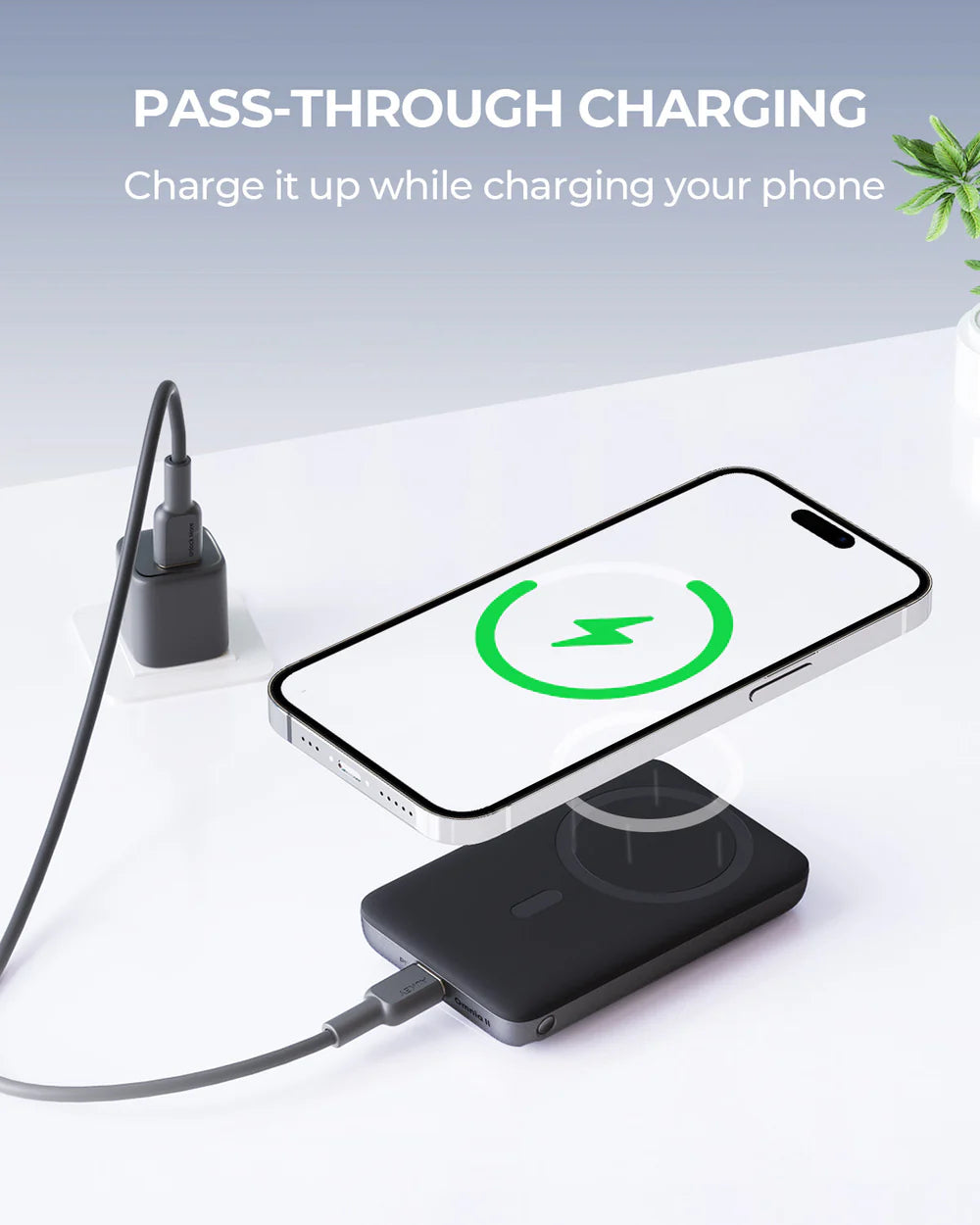 AUKEY WIRLESS POWER BANK 6700 MAH