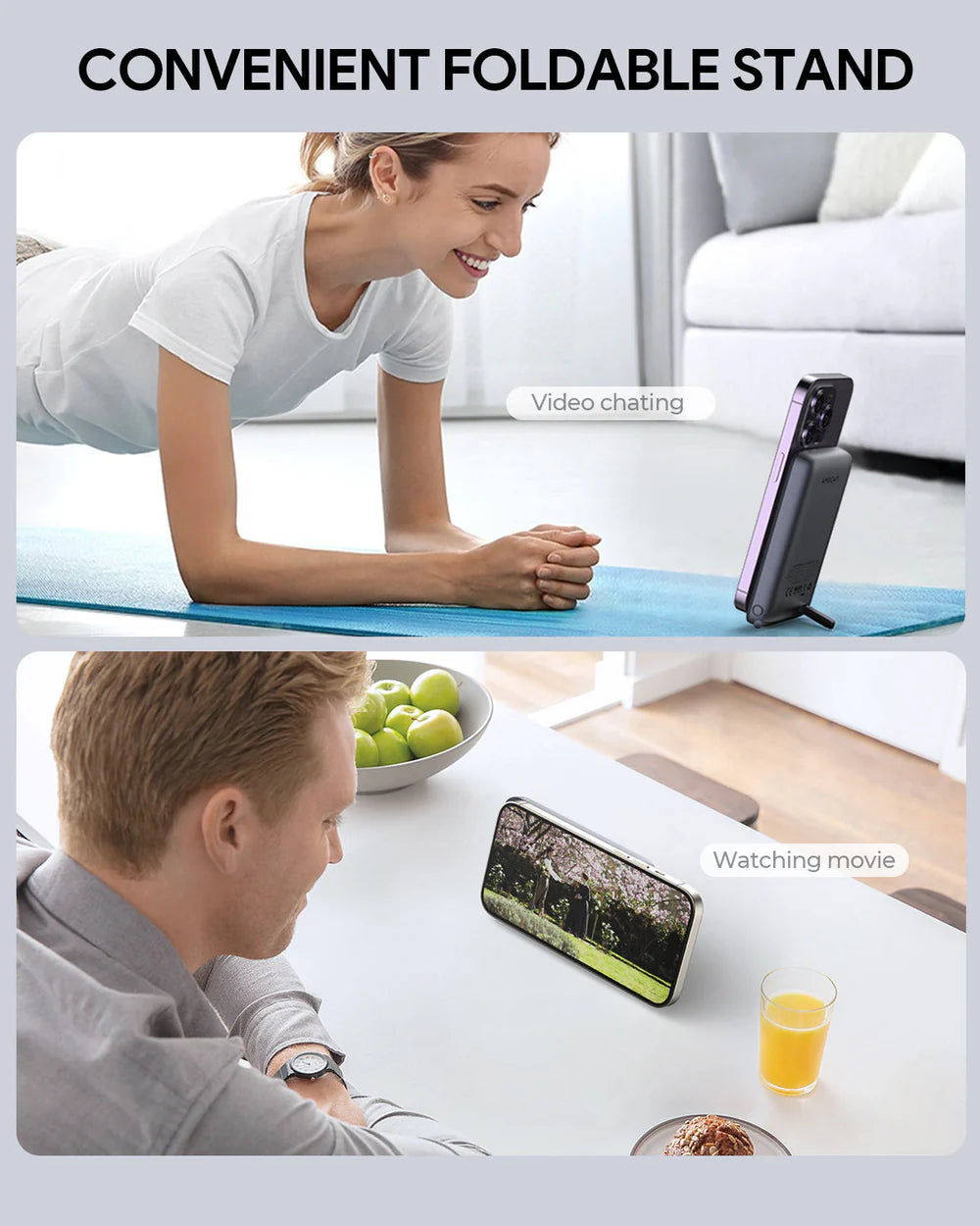 AUKEY WIRLESS POWER BANK 6700 MAH