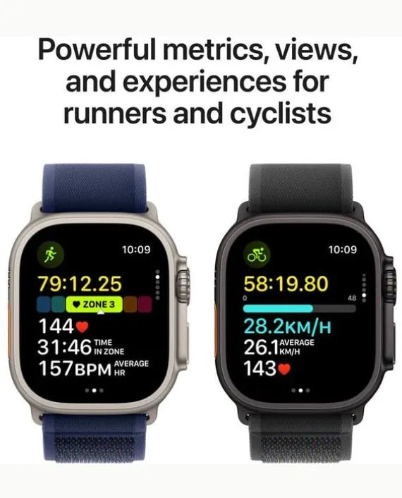 APPLE WATCH ULTRA 2 49MM BLACK TITANIUM CASE WITH BLACK OCEAN MX4P3QA/A