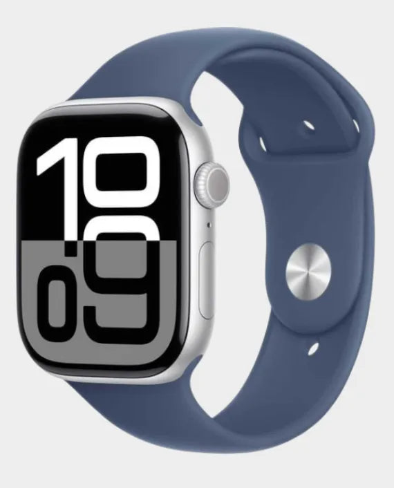 APPLE WATCH SERIES 10 46MM SILVER AL DENIM M/L MWWM3QI/A