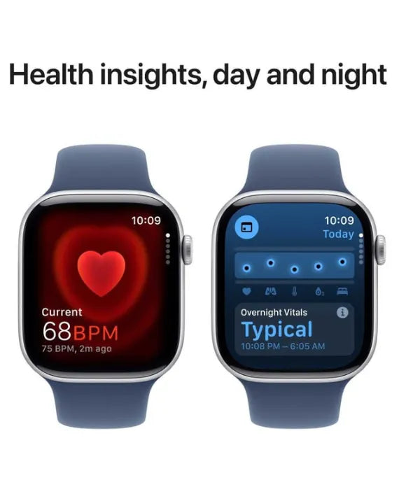 APPLE WATCH SERIES 10 46MM SILVER AL DENIM M/L MWWM3QI/A