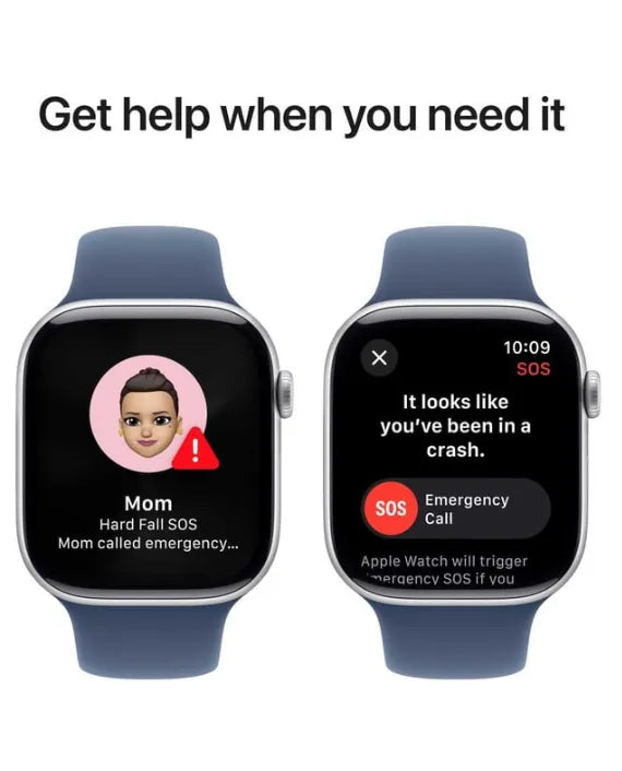 APPLE WATCH SERIES 10 46MM SILVER AL DENIM M/L MWWM3QI/A
