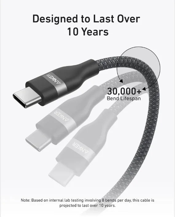 ANKER USB-A TO USB-C 3FT ULTRA DURABLE CABLE