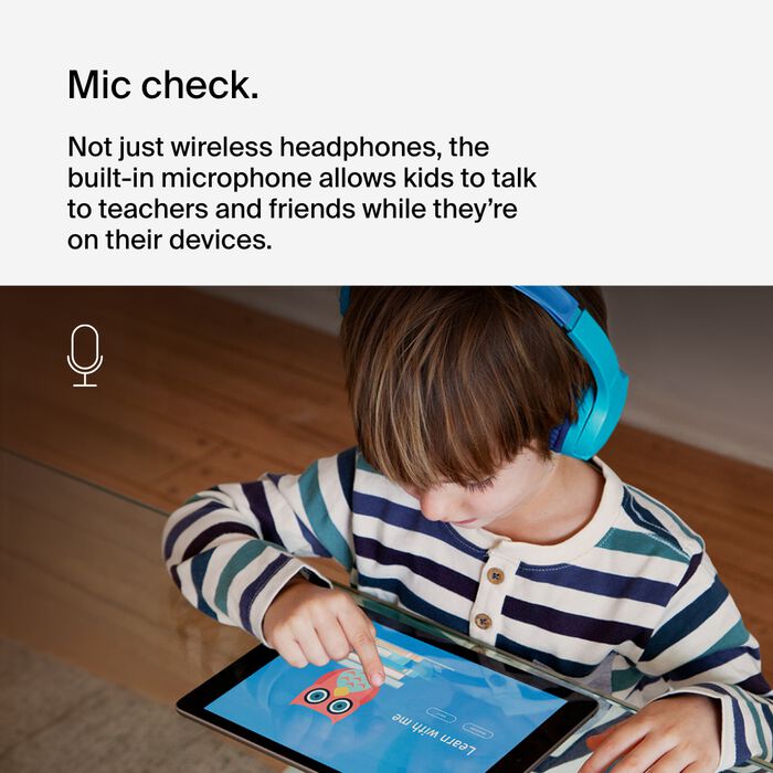 BELKIN SOUNDFORM MINI WIRELESS ON-EAR HEADPHONES FOR KIDS AUDOO2BTMX