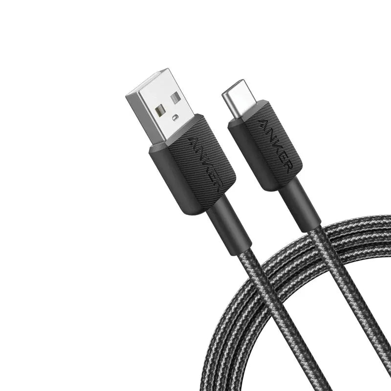 ANKER A81H6H11 322 USB TO USB-C CABLE (6FT 1.8M ) BLACK