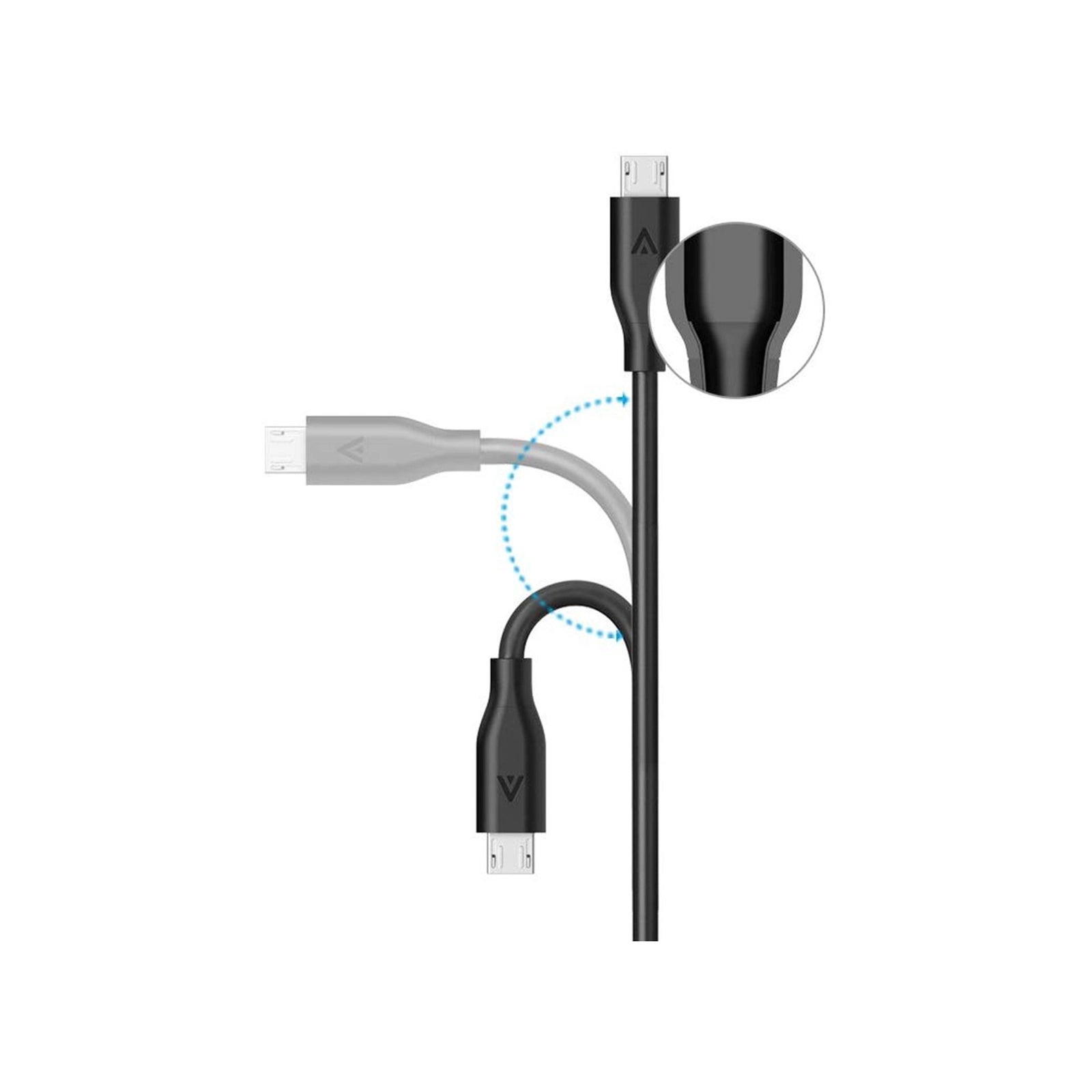 ANKER A8132H12 POWERLINE MICRO USB (3FT 0.9M) BLACK