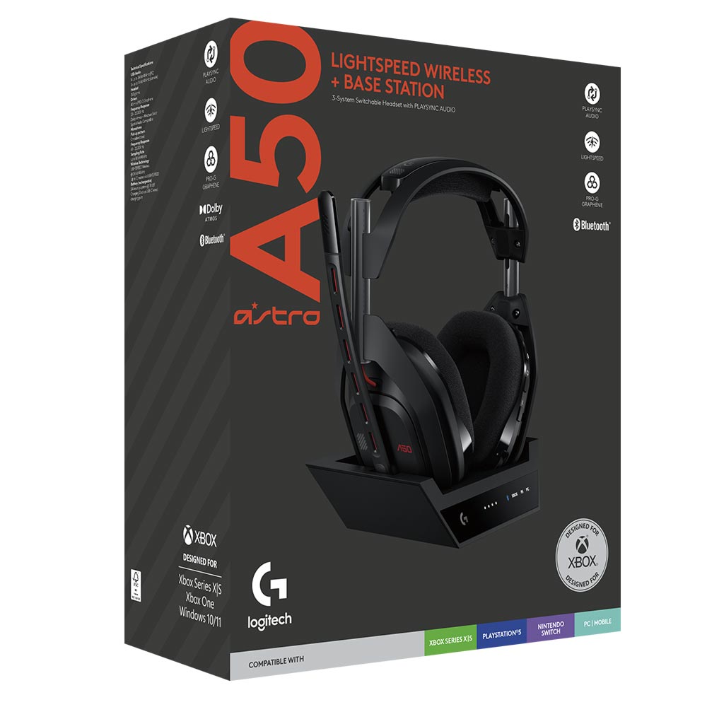 جهاز ASTRO A50 LIGHTSPEED اللاسلكي + محطة أساسية