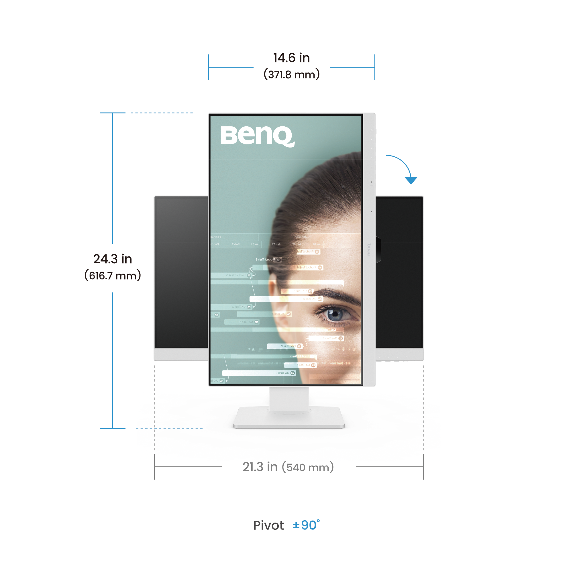 BENQ GW2486TC MONITOR WITH EYE CARE TECHNOLOGY