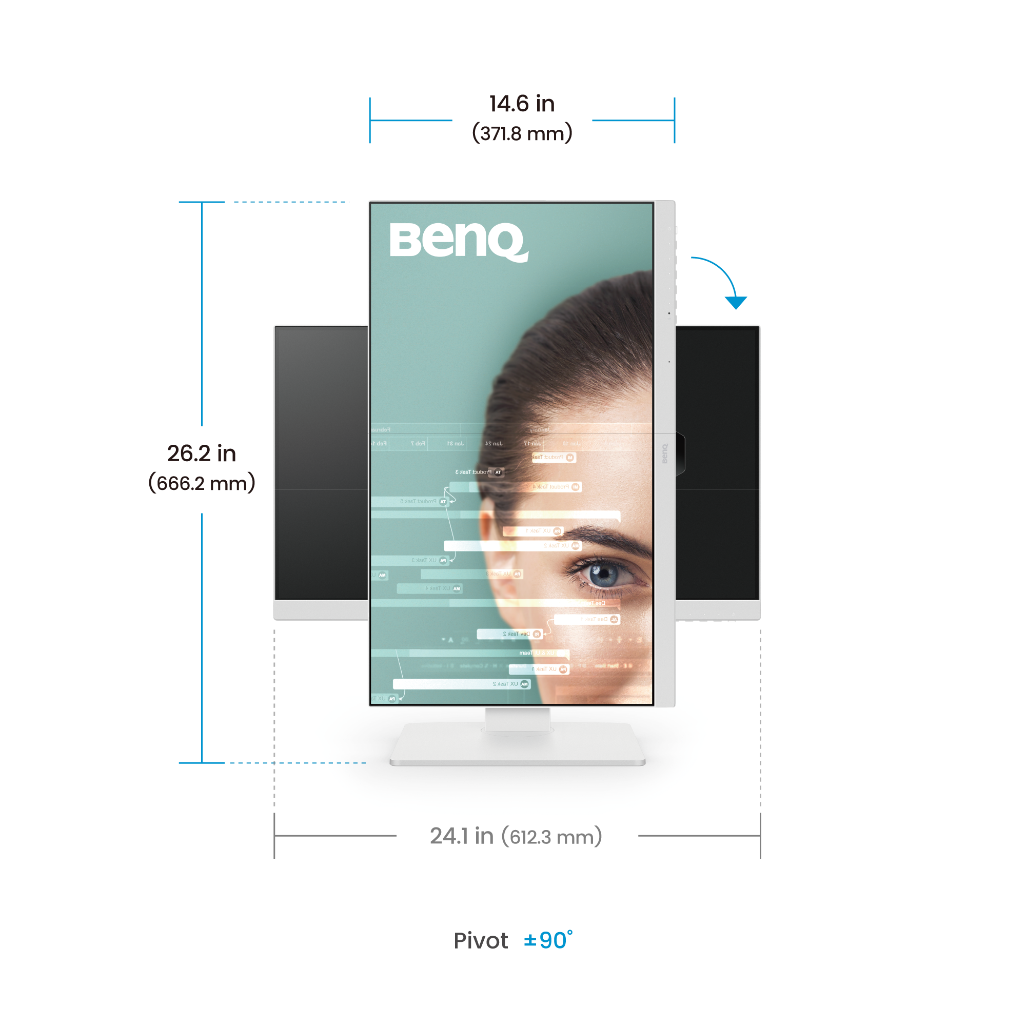 BENQ GW2786TC MONITORE WITH EYE CARE TECHNOLOGY