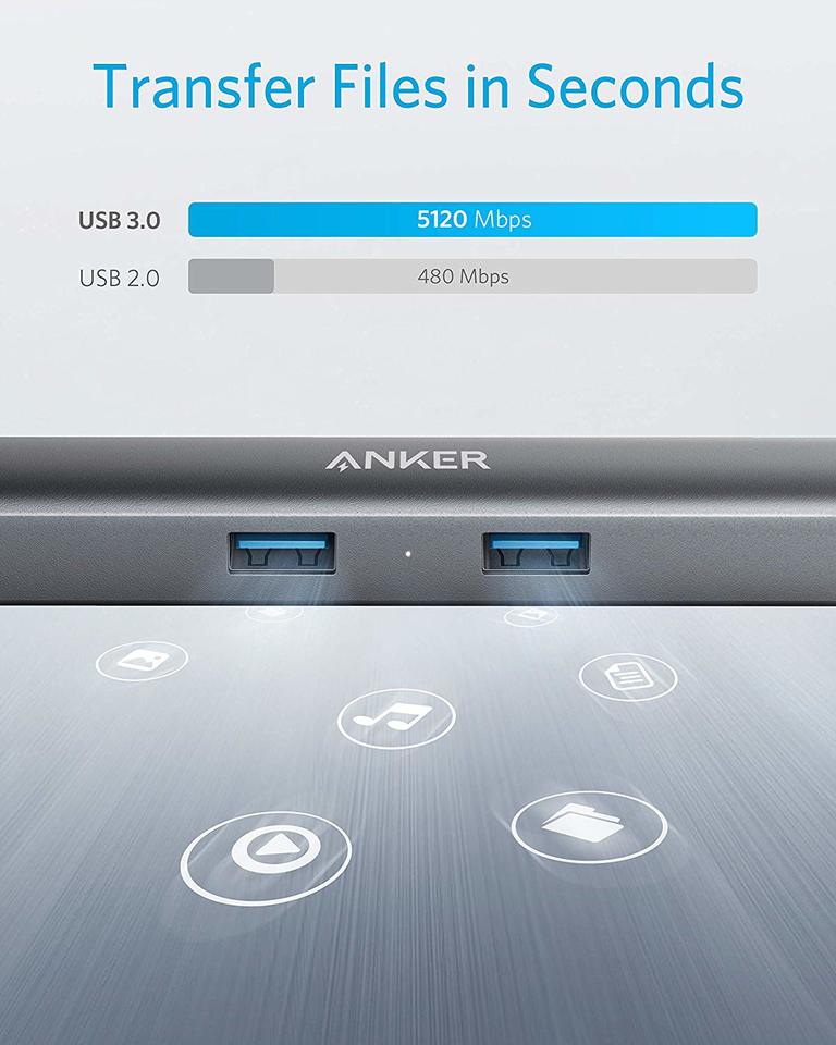 ANKER A8338HA1 5 IN 1 ULTRA SLIM USB C HUB
