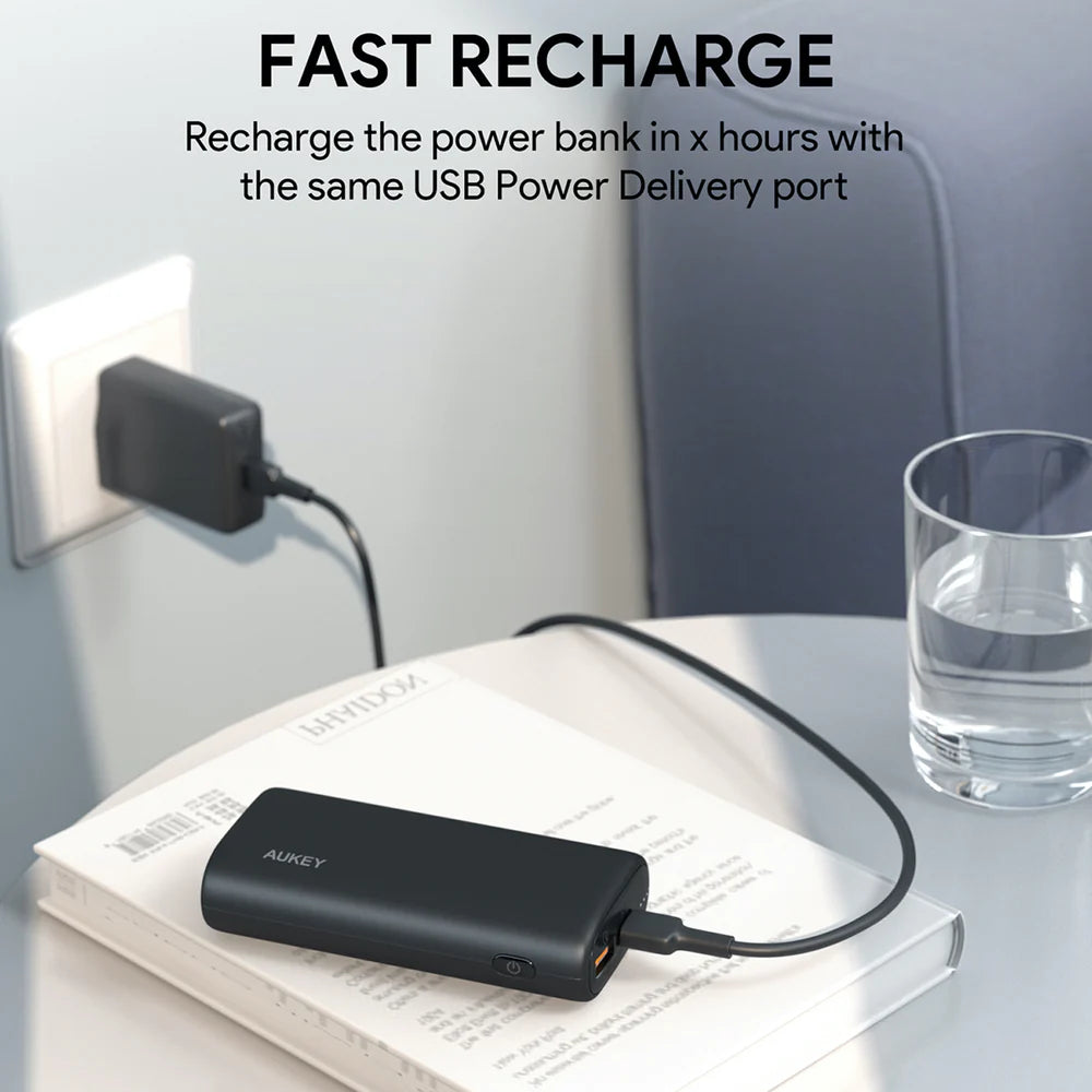 AUKEY SPRINT GO 10000 PLUS PB-Y36P PORTABLE POWER BANK WITH 30W PD3.0