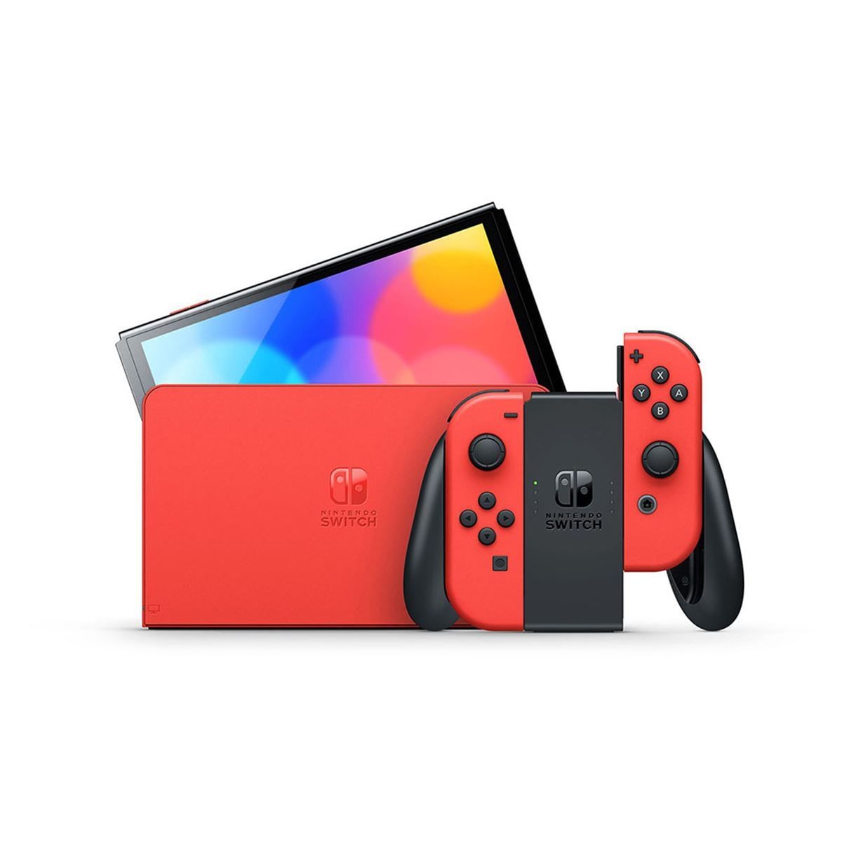 NINTENDO SWITCH OLED MARIO RED CONSOLE