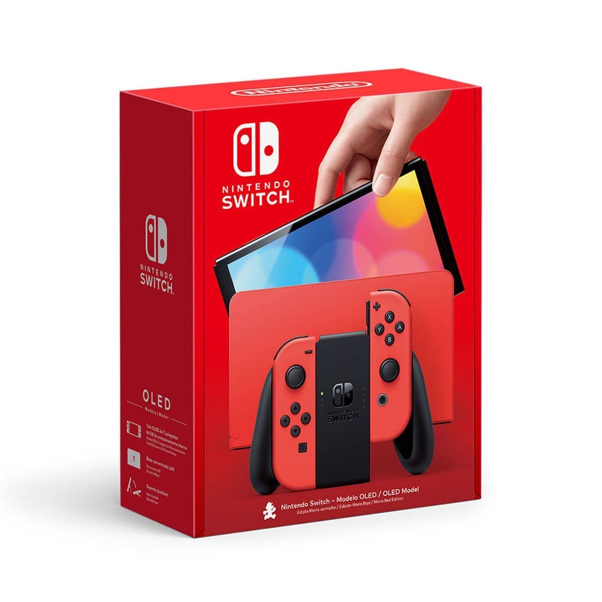 NINTENDO SWITCH OLED MARIO RED CONSOLE